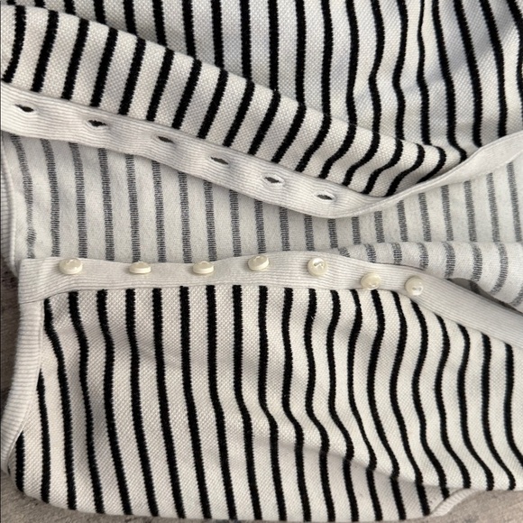 Atelier Striped Black and White Top - Picture 2 of 3
